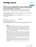 Báo cáo hóa học: " Herpes simplex virus type-1(HSV-1) oncolytic and highly fusogenic mutants carrying the NV1020 genomic deletion effectively inhibit primary and metastatic tumors in mice"