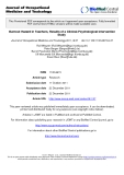 báo cáo hóa học: " Burnout Hazard in Teachers, Results of a Clinical-Psychological Intervention Study"