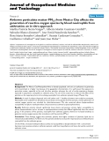 báo cáo hóa học:"   Airborne particulate matter PM2.5 from Mexico City affects the generation of reactive oxygen species by blood neutrophils from asthmatics: an in vitro approach"