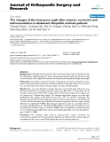 báo cáo hóa học:"  The changes of the interspace angle after anterior correction and instrumentation in adolescent idiopathic scoliosis patients"