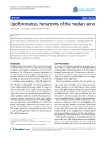 báo cáo hóa học:"  Lipofibromatous hamartoma of the median nerve"