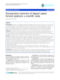 báo cáo hóa học:"  Nonoperative treatment of slipped capital femoral epiphysis: a scientific study"