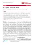 báo cáo hóa học:"   HOX genes in ovarian cancer"