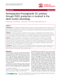 báo cáo hóa học:"   Hematopoietic-Prostaglandin D2 synthase through PGD2 production is involved in the adult ovarian physiology"