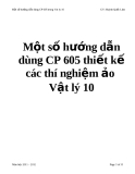 Hướng dẫn sử dụng Cp605 