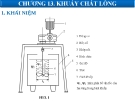  Bài giảng các quá trình cơ học - Chương 13: Khuấy chất lỏng