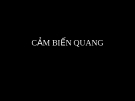 Bài giảng: Chương 3. Cảm biến quang