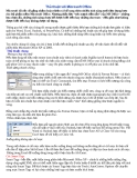 Thủ thuật với Microsoft Office