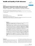 Health and Quality of Life Outcomes BioMed Central  Research  Open Access  Self-reported