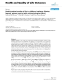 Health and Quality of Life Outcomes BioMed Central  Review  Open Access  Health-related quality of