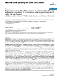 báo cáo hóa học:"  Improvement in quality of life measures in patients with refractory hepatitis C, responding to re-treatment with Pegylated interferon alpha -2b and ribavirin"