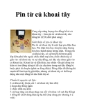 Pin từ củ khoai tây