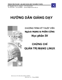 Hướng dẫn giảng dạy chứng chỉ quản trị mạng Linux