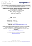 Báo cáo toán học: "  Facial expression recognition using local binary patterns and discriminant kernel locally linear embedding"