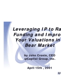Leveraging IP to Raise Funding and Improve Your Valuations in a Bear Market_1