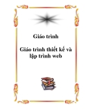 Giáo trình thiết kế và lập trình web