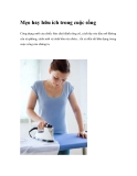 Mẹo hay hữu ích trong cuộc sống