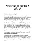 Neutrino là gì: Từ A đến Z