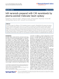 báo cáo hóa học: " InN nanorods prepared with CrN nanoislands by plasma-assisted molecular beam epitaxy"