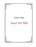 Giáo trình AutoCad 2008