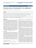 Báo cáo hóa học: "Unusual source of tachycardia in an adolescent"