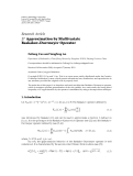 Báo cáo hóa học: "  Research Article Lp Approximation by Multivariate Baskakov-Durrmeyer Operator"