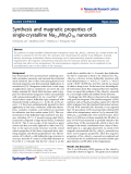 Báo cáo hóa học: "  Synthesis and magnetic properties of single-crystalline Na2-xMn8O16 nanorods"