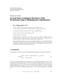 Báo cáo hóa học: " Research Article Second-Order Contingent Derivative of the Perturbation Map in Multiobjective Optimization"