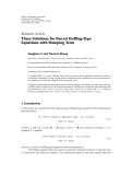 Báo cáo hóa học: " Research Article Three Solutions for Forced Dufﬁng-Type Equations with Damping Term"