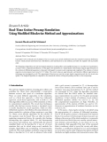 Báo cáo hóa học: " Research Article Real-Time Guitar Preamp Simulation Using Modiﬁed Blockwise Method and Approximations Jaromir Macak and Jiri Schimmel"