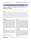 Báo cáo hóa học: "  Current methods of diagnosis and treatment of scaphoid fractures"