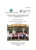 Nghiên cứu nông nghiệp: Sustainable community-based forest development and management in some high-poverty areas in Bac Kan Province ( ATTACHMENT 7)