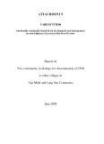 Báo cáo dự án nông nghiệp: Sustainable community-based forest development and management in some high-poverty areas in Bac Kan Province ( ATTACHMENT 9 )