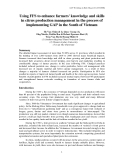 Báo cáo khoa học nông nghiệp " Using FFS to enhance farmers' knowledge and skills in citrus production management in the process of implementing GAP in the South of Vietnam "