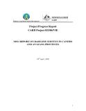 Báo cáo khoa học nông nghiệp " REPORT ON BASELINE SURVEYS IN CANTHO AND AN GIANG PROVINCES "