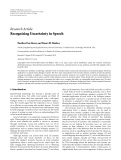 Báo cáo: Recognizing Uncertainty in Speech
