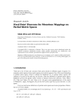 Báo cáo hóa học: " Research Article Fixed Point Theorems for Monotone Mappings on Partial Metric Spaces"