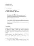Báo cáo hóa học: "  Research Article On Fixed Point Theorems of Mixed Monotone Operators"
