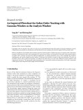 Báo cáo hóa học: " Research Article An Improved Flowchart for Gabor Order Tracking with Gaussian Window as the Analysis Window"