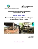 Workshop  Training Manual: " Technologies for improving goat housing and hygiene in the central provinces of Vietnam "