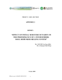 APPENDIX 2: “EFFECT OF INITIAL MOISTURE OF PADDY ON THE PERFORMANCE OF 1-TON/H RUBBERROLL DEHUSKER MILLING SYSTEM” - APPENDIX 2"