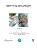 Technological and Socio-economic Evaluation of clam and Shrimp Culture in North-Central Coast of Vietnam