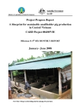 Project Progress Report:" A blueprint for sustainable smallholder pig production in Central Vietnam - Milestone 9 "