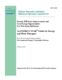 Cải thiện năng lượng hiệu quả và cơ hội tiết kiệm chi phí đối với nhà máy lọc dầu khí - P1