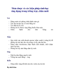 Thảo dược và các biện pháp sinh học ứng dụng trong trồng trọt, chăn nuôi