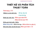 Thiết kế và phân tích thuật toán-Chương 1