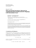 Báo cáo hóa học: "  Research Article Weak and Strong Convergence Theorems for Asymptotically Strict Pseudocontractive Mappings in the Intermediate Sense"