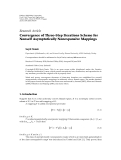 báo cáo hóa học:"  Research Article Convergence of Three-Step Iterations Scheme for Nonself Asymptotically Nonexpansive Mappings"