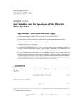 báo cáo hóa học:"  Research Article Jost Solution and the Spectrum of the Discrete Dirac Systems"