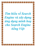 Tìm hiểu về Search Engine và xây dựng ứng dụng minh hoạ cho Search Engine tiếng Việt